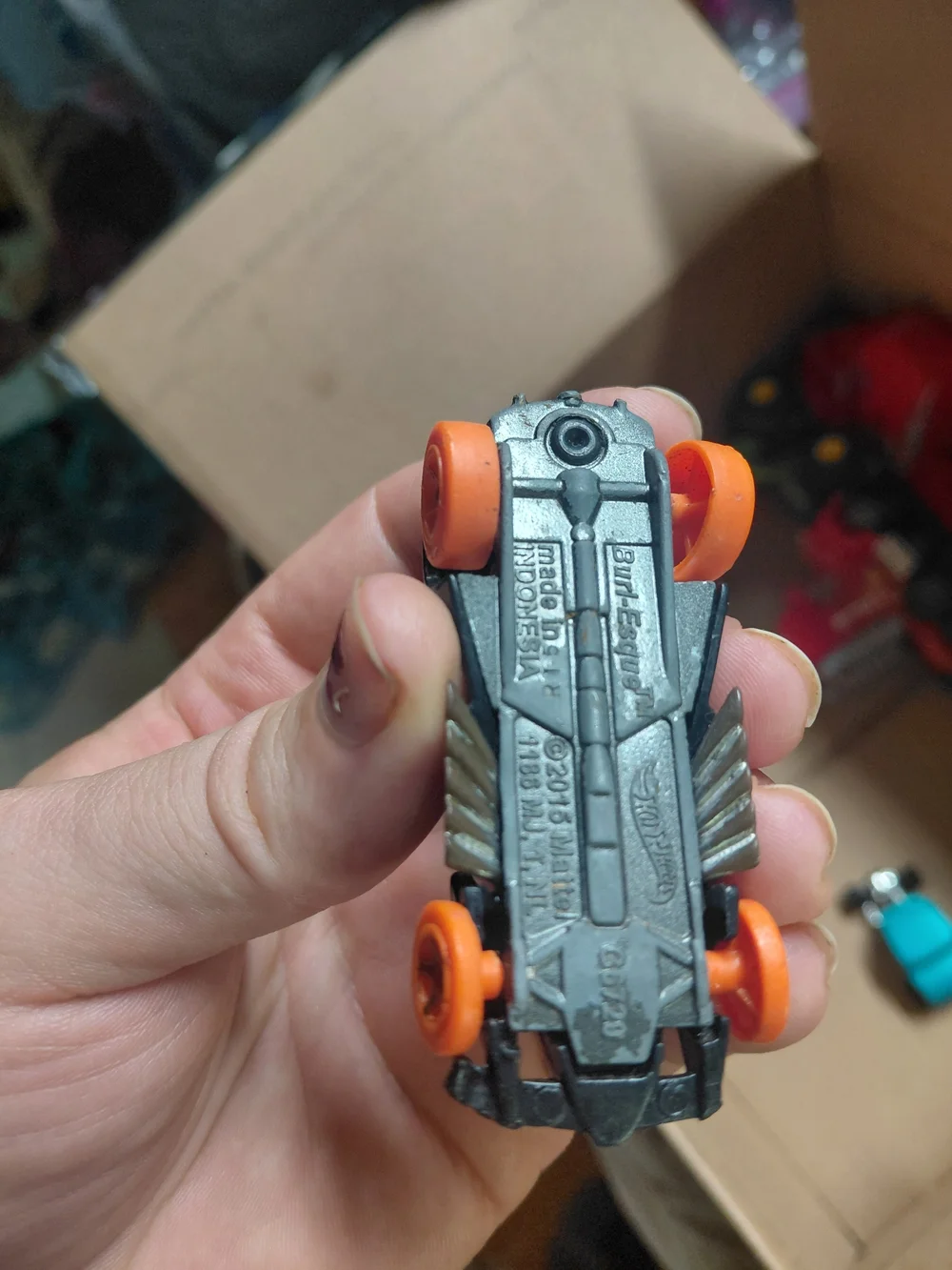 Hot Wheels Burl-Esque die-cast car from 2015.